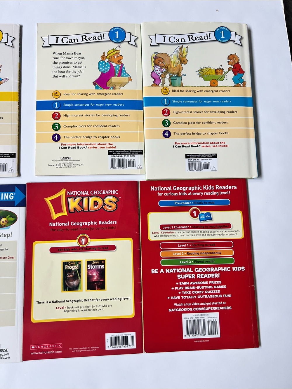 Lot 13 kids books Level 1 Readers I Can Read Step Into Reading Nation Geographic - Picture 11 of 13